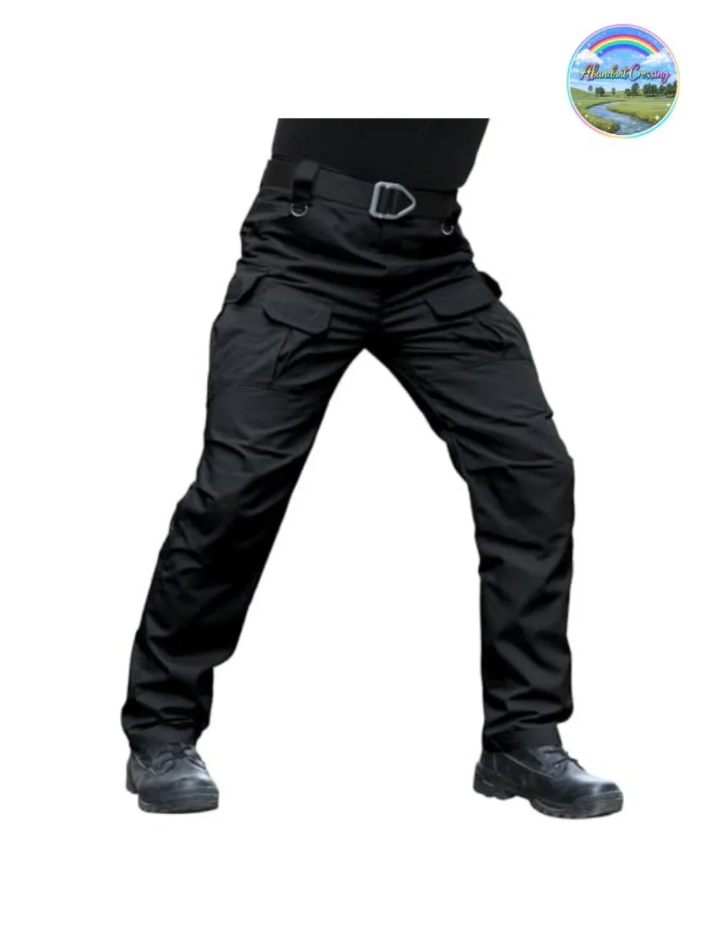 Men's Stretch Tactical Cargo Pants Ripstop Water Resistant Multi-Pocket Work